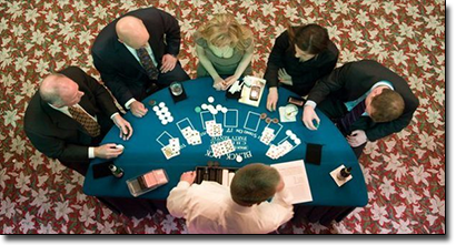 Table etiquette at blackjack casinos